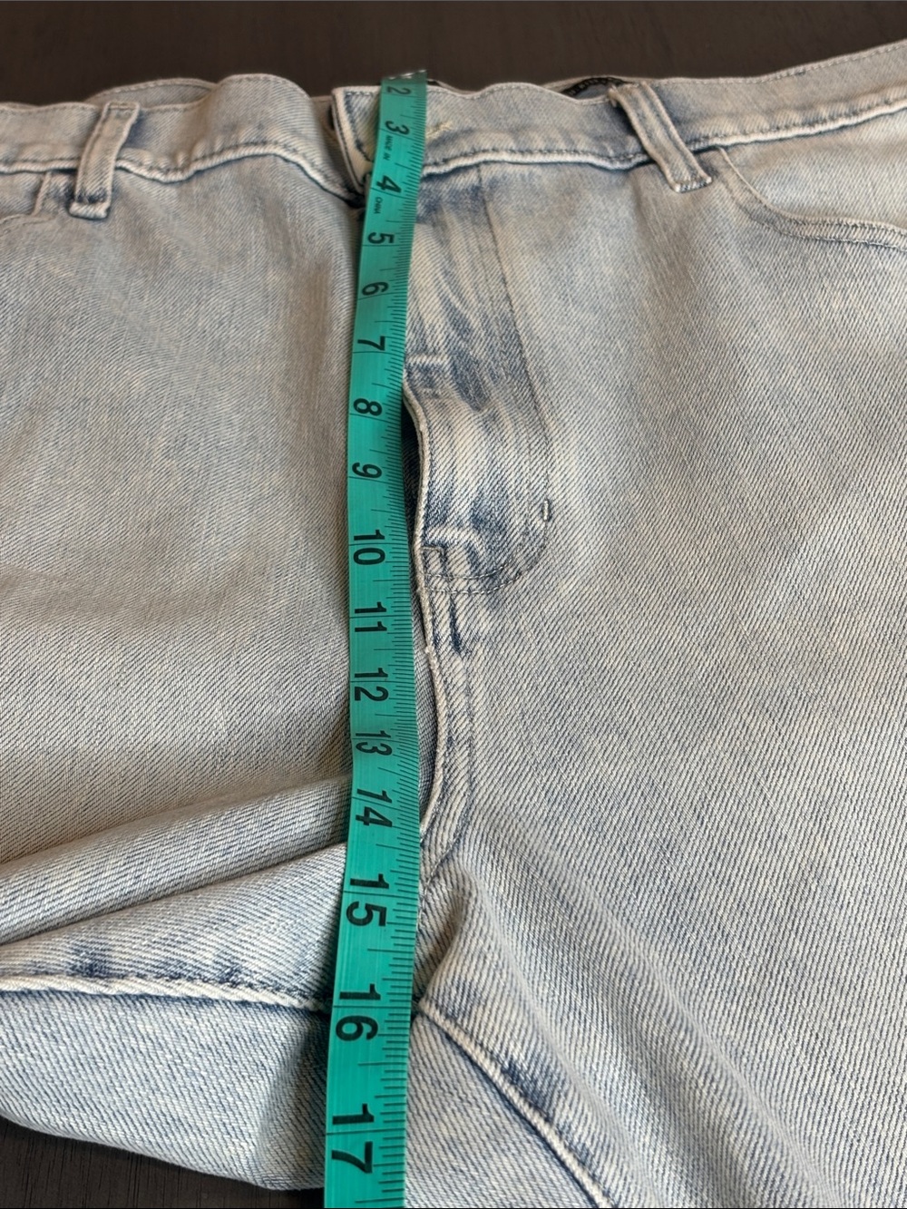💙 Banana Republic High Rise Crop Bootcut Jeans Women’s 35 Light Wash Stretch 💙 - Picture 8 of 11